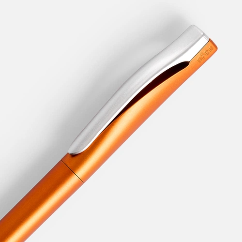 Ручка шариковая Pin Silver, оранжевый металлик Ручка шариковая Pin Silver, оранжевый металлик