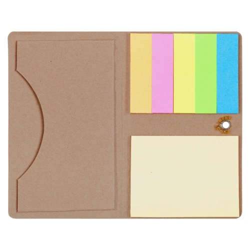 Футляр для визитки Eco Holder со стикерами, крафт Футляр для визитки Eco Holder со стикерами, крафт