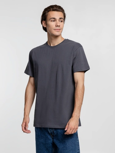 Футболка унисекс T-Bolka 160, темно-серая (графит) Футболка унисекс T-Bolka 160, темно-серая (графит)