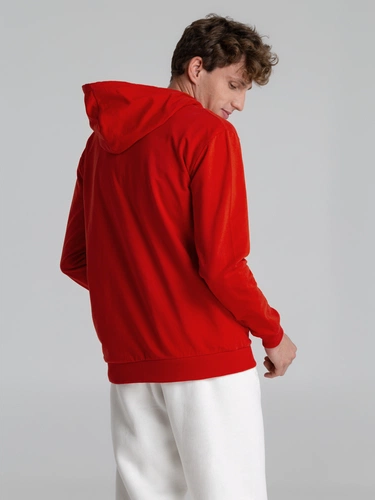 Толстовка на молнии с капюшоном Unit Siverga, красная Толстовка на молнии с капюшоном Unit Siverga, красная