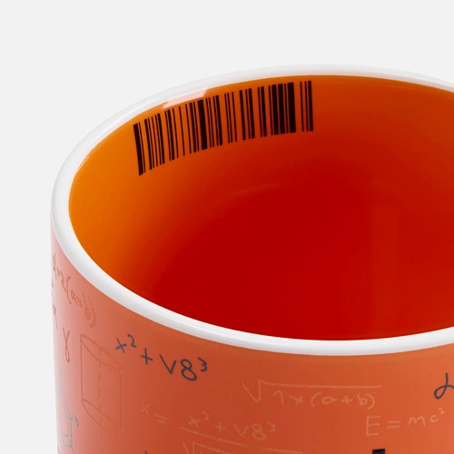 Чашка Fusion, ver.2, оранжевая с нанесением Чашка Fusion, ver.2, оранжевая с нанесением