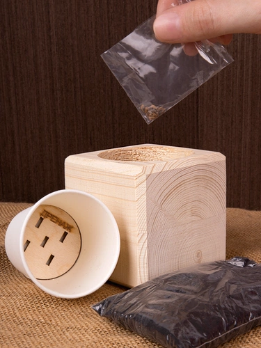 Набор для выращивания «Экокуб», сосна Набор для выращивания «Экокуб», сосна