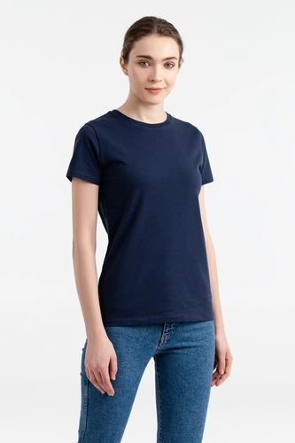 Футболка женская T-bolka Stretch Light Lady, темно-синяя (navy) Футболка женская T-bolka Stretch Light Lady, темно-синяя (navy)