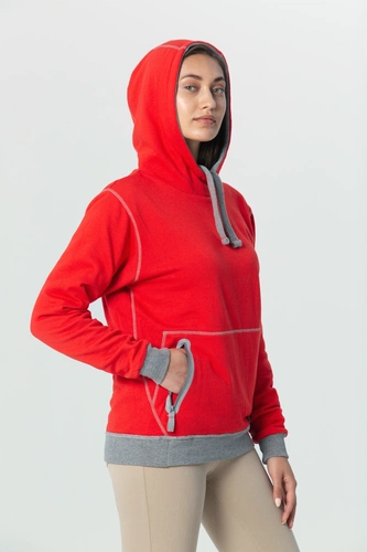 Двусторонняя толстовка Revers, серая с красным Двусторонняя толстовка Revers, серая с красным