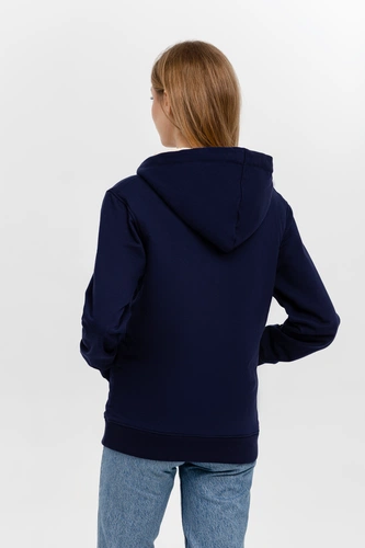 Толстовка на молнии Kulonga Sherpa, темно-синяя Толстовка на молнии Kulonga Sherpa, темно-синяя