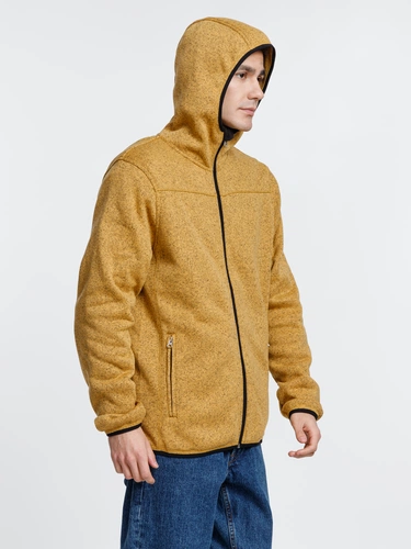 Куртка с капюшоном унисекс Gotland, горчичная Куртка с капюшоном унисекс Gotland, горчичная