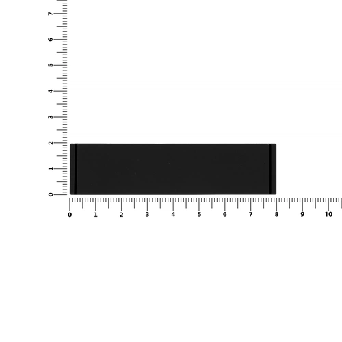 Лейбл из ПВХ Dzeta, S, черный Лейбл из ПВХ Dzeta, S, черный