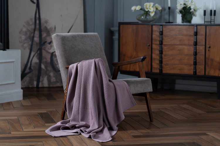 Плед Ornato, розовый (пыльная роза) Плед Ornato, розовый (пыльная роза)