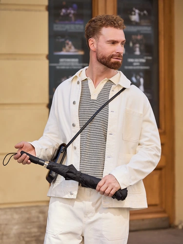 Зонт складной Big Arc, черный Зонт складной Big Arc, черный