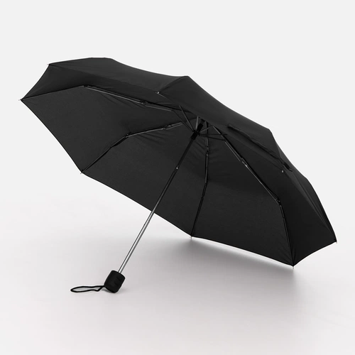 Зонт складной Basic, черный Зонт складной Basic, черный