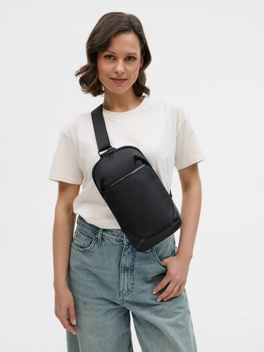 Рюкзак на одно плечо Solnex, черный Рюкзак на одно плечо Solnex, черный