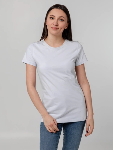 Футболка женская T-bolka Stretch Lady, белая Футболка женская T-bolka Stretch Lady, белая