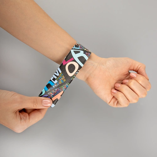 Браслет Slap с печатью на заказ Браслет Slap с печатью на заказ