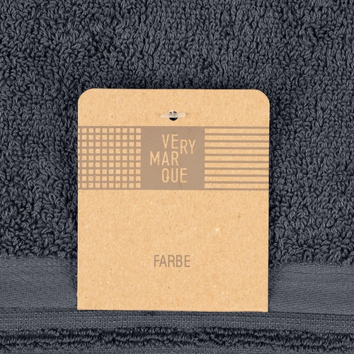 Полотенце Farbe, большое, темно-серое Полотенце Farbe, большое, темно-серое