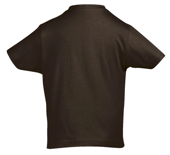 Футболка детская Imperial Kids, шоколадно-коричневая Футболка детская Imperial Kids, шоколадно-коричневая