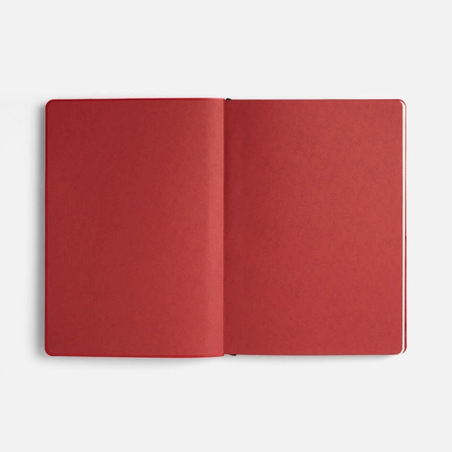 Ежедневник Doppio, недатированный, черный с красным Ежедневник Doppio, недатированный, черный с красным