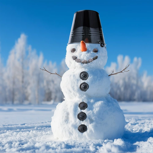 Набор для лепки снеговика «Все по-взрослому», без шарфа Набор для лепки снеговика «Все по-взрослому», без шарфа