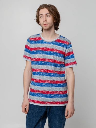 Футболка мужская Rayet двусторонняя, красная с синим Футболка мужская Rayet двусторонняя, красная с синим