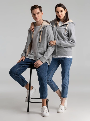 Толстовка унисекс на молнии Sherpa 280, серый меланж Толстовка унисекс на молнии Sherpa 280, серый меланж