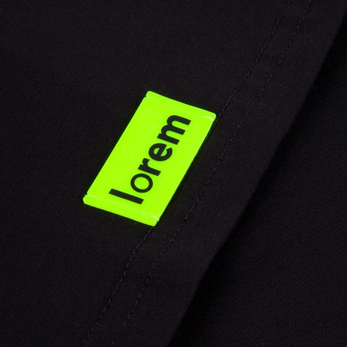 Футболка оверсайз Street Vibes с нанесением и лейблами, черная, размер M/L