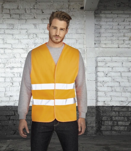Жилет светоотражающий Secure Pro, оранжевый неон Жилет светоотражающий Secure Pro, оранжевый неон