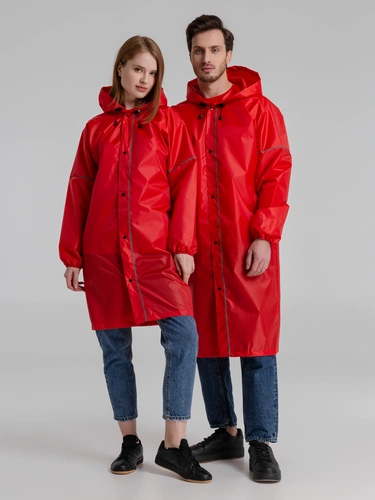 Дождевик со светоотражающими элементами Rainman Blink, красный Дождевик со светоотражающими элементами Rainman Blink, красный