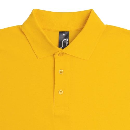 Рубашка поло мужская Summer 170, желтая Рубашка поло мужская Summer 170, желтая