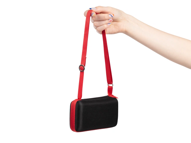 Зонт складной Color Action, в кейсе, красный Зонт складной Color Action, в кейсе, красный