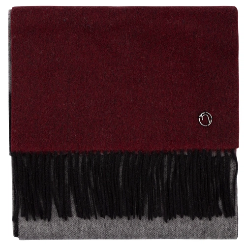 Шарф Charming, коричневый с оранжевым Шарф Charming, коричневый с оранжевым