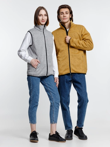 Куртка унисекс Gotland, горчичная Куртка унисекс Gotland, горчичная