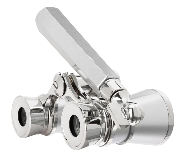 Театральный бинокль-лорнет Broadway 325E, серебристый Театральный бинокль-лорнет Broadway 325E, серебристый