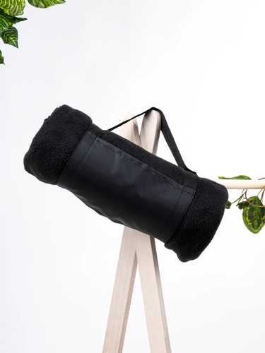 Дорожный плед Voyager 2, черный Дорожный плед Voyager 2, черный