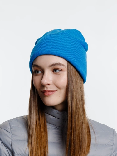 Шапка Urban Flow, ярко-голубая Шапка Urban Flow, ярко-голубая