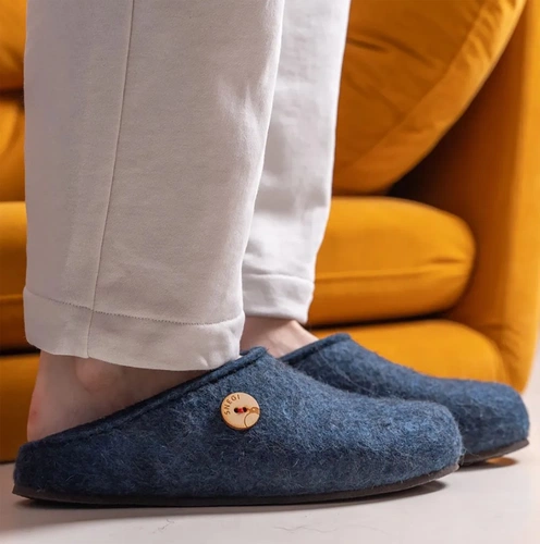 Домашние валенки Step, темно-синие (индиго) Домашние валенки Step, темно-синие (индиго)