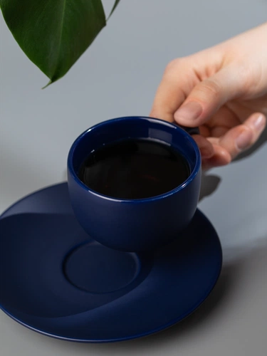 Чайная пара Stansa, темно-синяя Чайная пара Stansa, темно-синяя