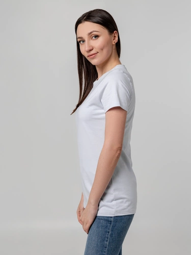 Футболка женская T-bolka Stretch Lady, белая Футболка женская T-bolka Stretch Lady, белая