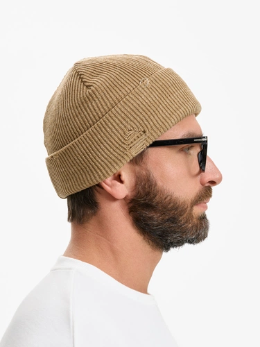 Шапка Ribelle, коричнево-бежевый меланж Шапка Ribelle, коричнево-бежевый меланж