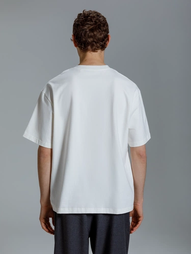 Футболка оверсайз Kangas, белая Футболка оверсайз Kangas, белая