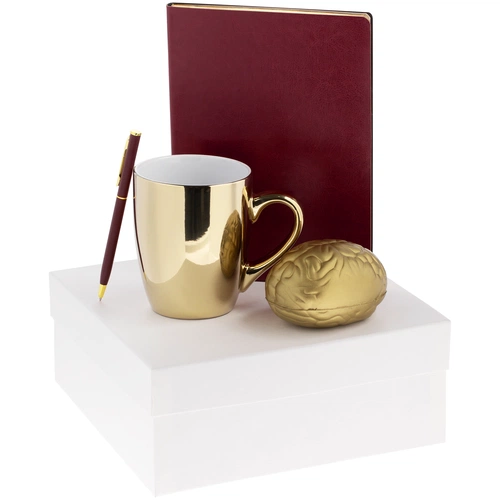 Набор Think Big, бордовый с золотистым Набор Think Big, бордовый с золотистым