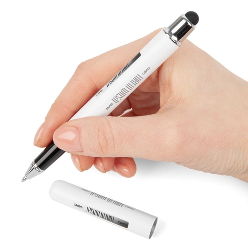 Роллер Scribo со стилусом, матовый белый Роллер Scribo со стилусом, матовый белый