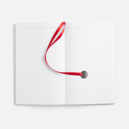 Ежедневник Waltz, недатированный, красный Ежедневник Waltz, недатированный, красный