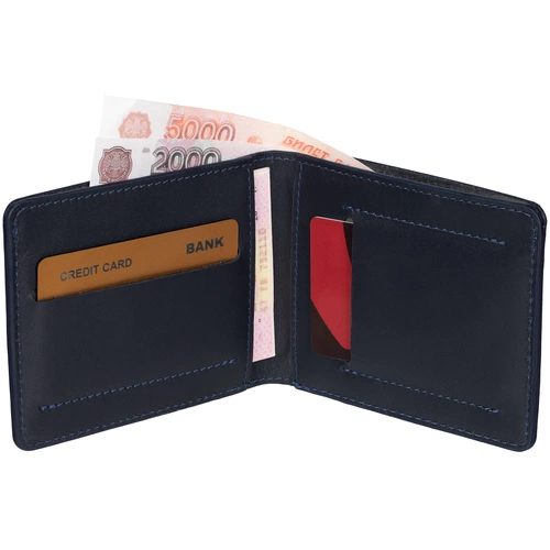 Портмоне Remini, темно-синее Портмоне Remini, темно-синее