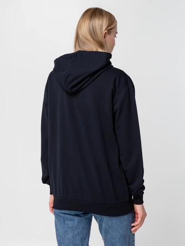 Толстовка на молнии с капюшоном Unit Siverga, темно-синяя Толстовка на молнии с капюшоном Unit Siverga, темно-синяя