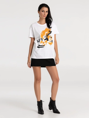 Футболка «Меламед. Ноль», белая Футболка «Меламед. Ноль», белая