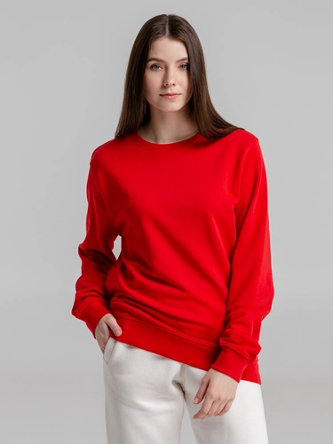 Свитшот унисекс BNC Inspire (Organic), красный Свитшот унисекс BNC Inspire (Organic), красный