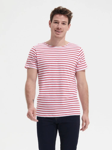 Футболка Miles Men белая с темно-синим Футболка Miles Men белая с темно-синим