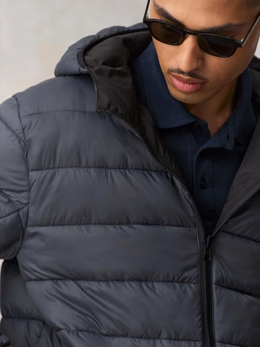 Куртка-парка унисекс Reverse, черная Куртка-парка унисекс Reverse, черная