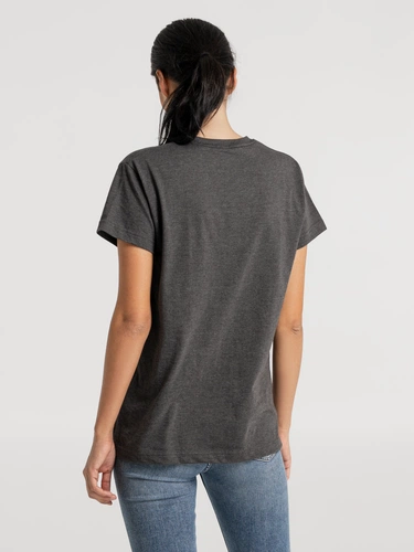 Футболка унисекс Firm Wear, черный меланж Футболка унисекс Firm Wear, черный меланж