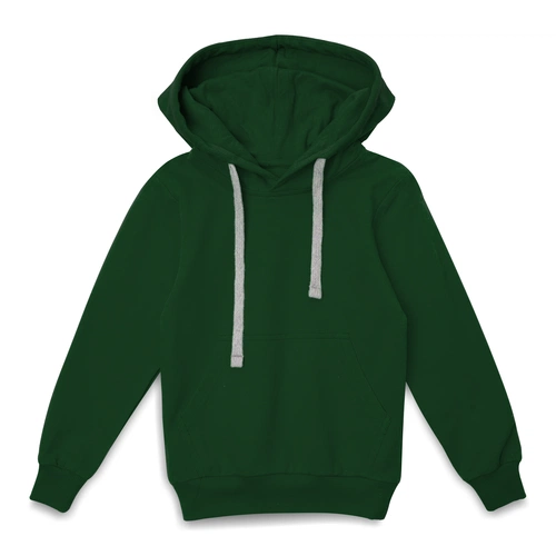 Толстовка с капюшоном детская Kirenga Kids, темно-зеленая Толстовка с капюшоном детская Kirenga Kids, темно-зеленая
