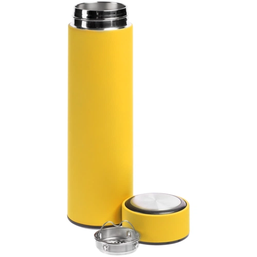 Термос с ситечком Percola, желтый Термос с ситечком Percola, желтый